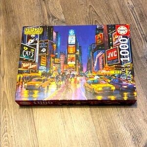 Educa Neon Times Square Jigsaw Puzzle - 1000pc